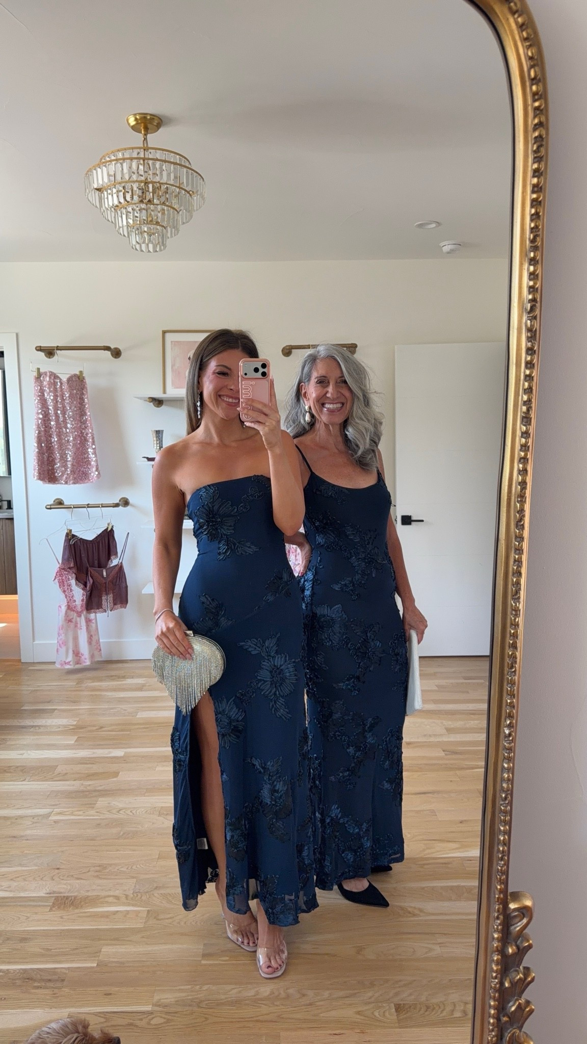 mom & me navy floral strapless with front slit, navy floral slip wedding guest dresses 💍

i'm 5'4" and typically wear a small/2
mom is 5'4" and typically wears a medium/6

lulus: emerson20 (first purchase only) 

mom & me dresses, wedding guest dresses, mother of the bride, mother of the groom, wedding guest outfit ideas, black tie, cocktail attire

#LTKgrwm #LTKSeasonal #LTKWedding