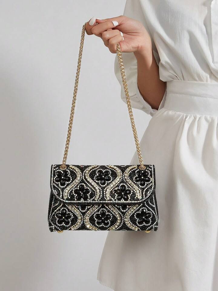 Shiny,Glitter Bling Glamorous,Elegant,Exquisite,Quiet Luxury Evening Bag For Party,Wedding, Prom,... | SHEIN