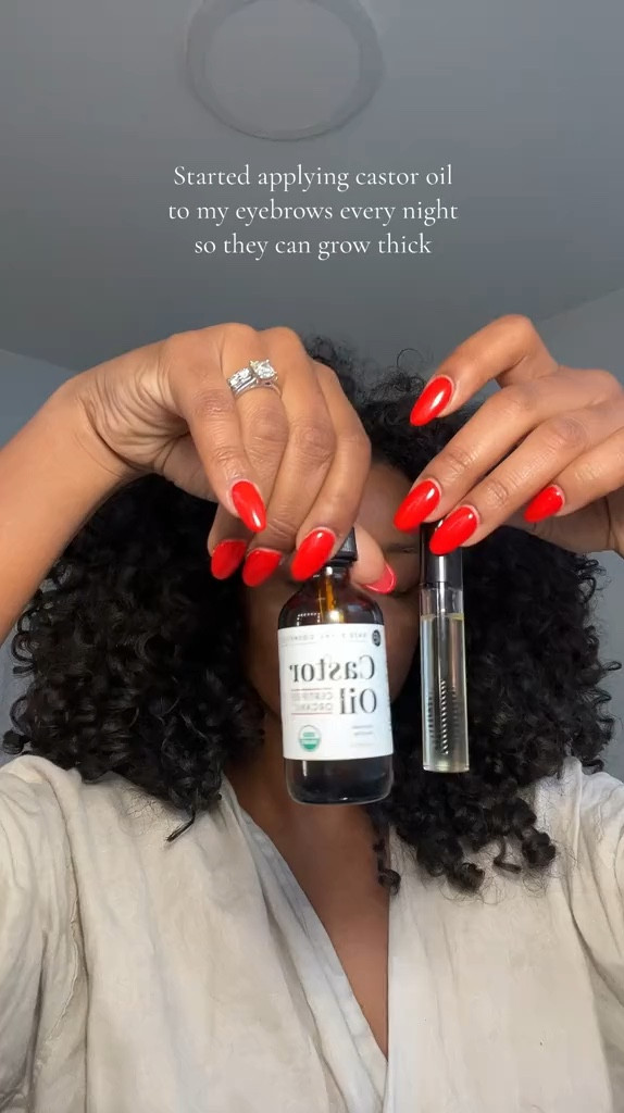 Attempting to grow my eyebrows nice and thick! 