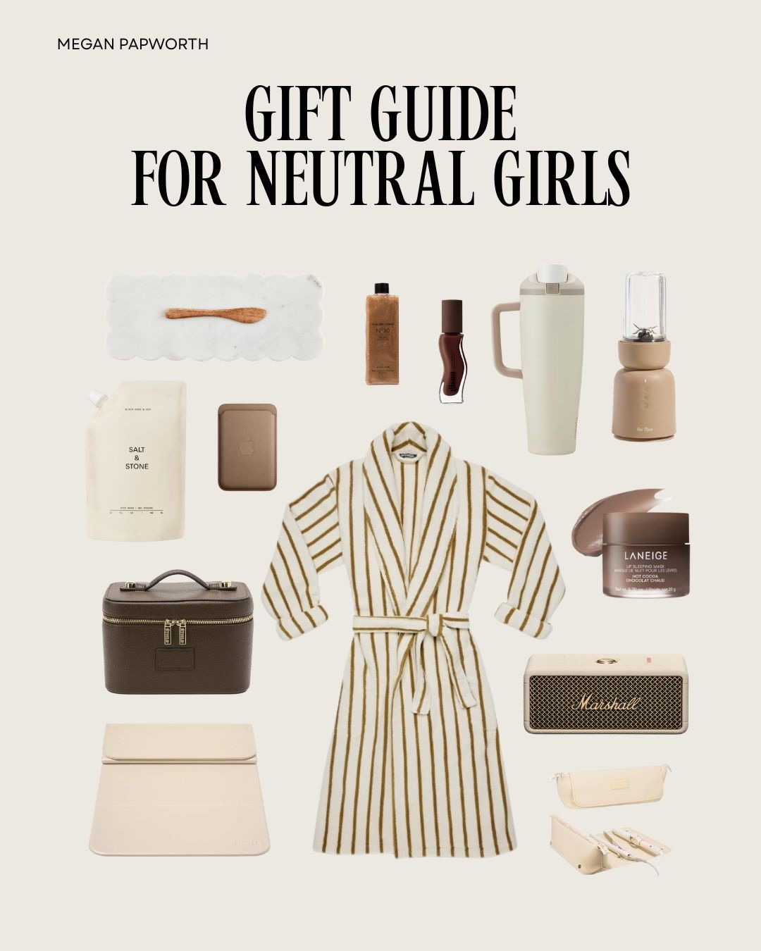 Whether you’re shopping for your sister, your BFF, or your mom, all of these neutral finds are sure to please this holiday season! These are some of my favorite gifts to give! 🤎 

#LTKGiftGuide #LTKSeasonal #LTKHoliday
