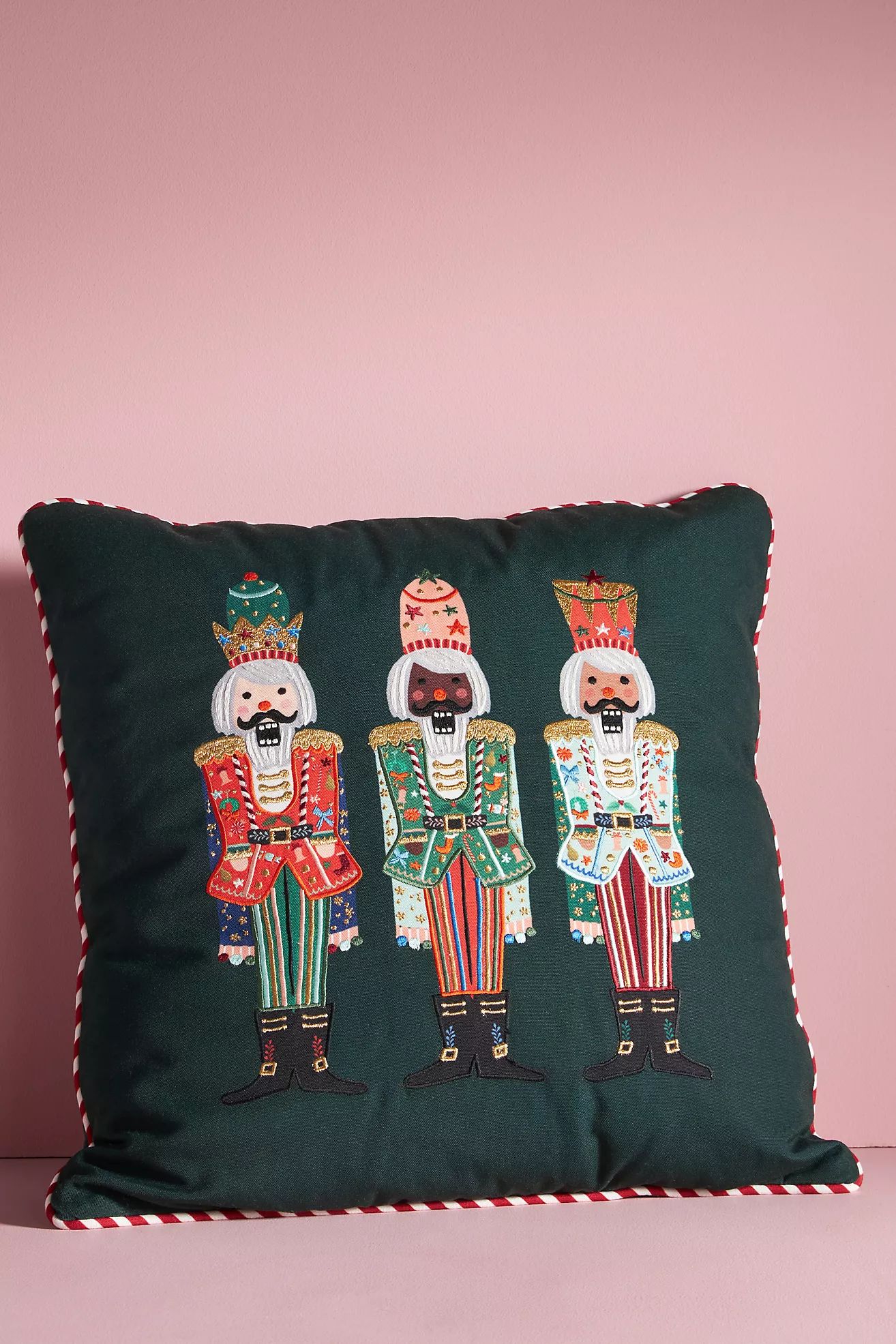 Rifle Paper Co. Nutcracker Pillow | Anthropologie (US)