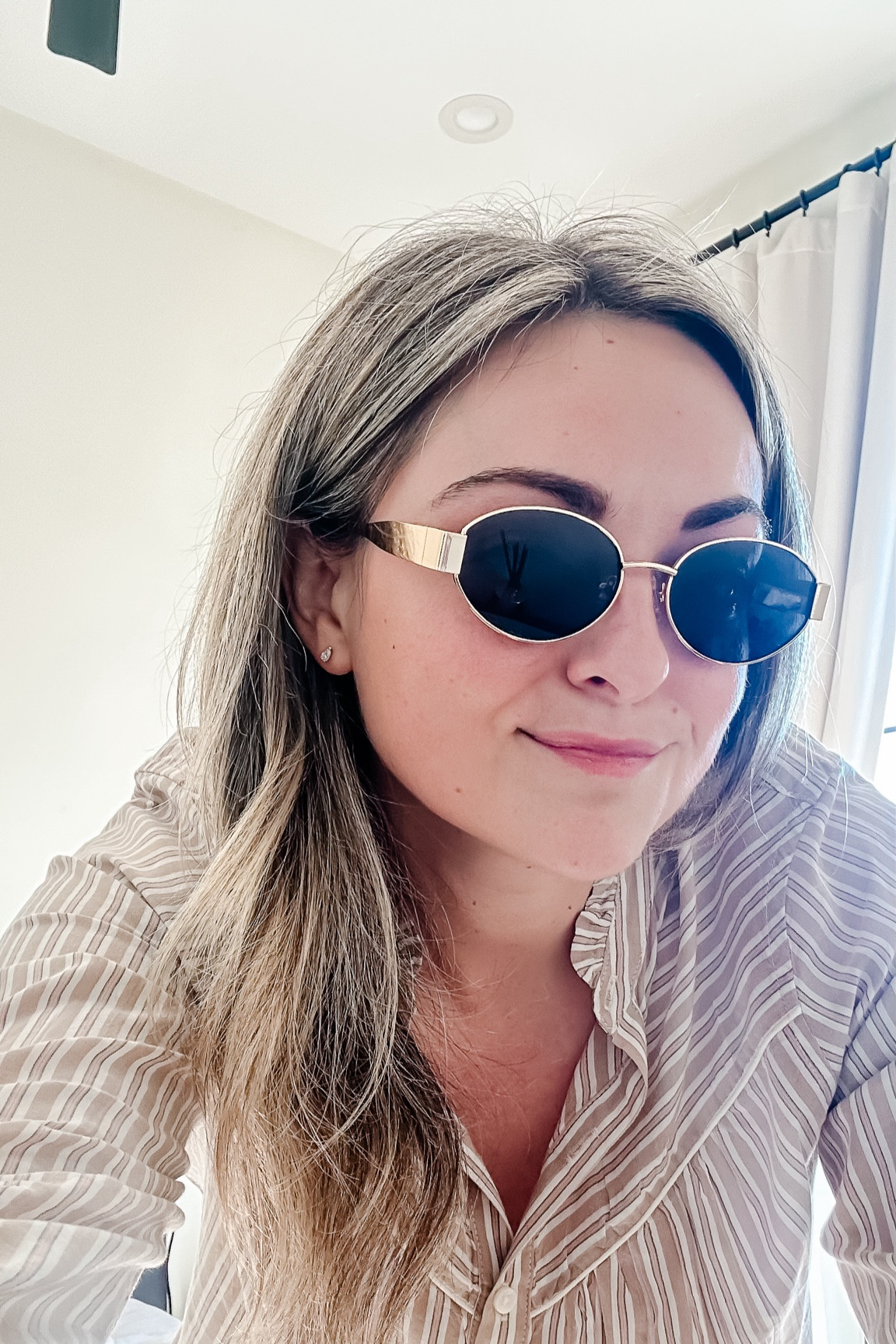 Obsessed with these gold Amazon sunglasses! They look so much more expensive than $15. 

This Trovata too is sold out, but linking a few similar styles! All of which are so versatile for the workday or weekend. Great quality! 

#LTKWorkwear #LTKFindsUnder50 #LTKSeasonal