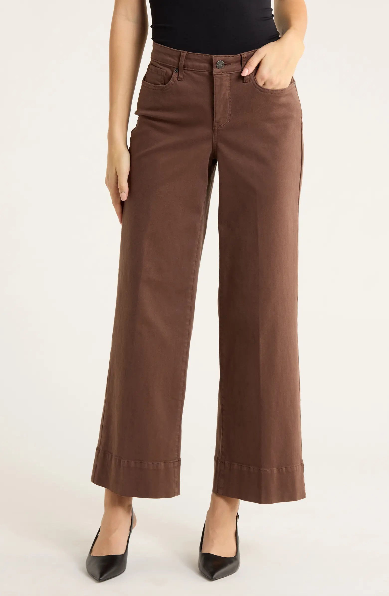 Teresa High Waist Wide Leg Ankle Jeans | Nordstrom