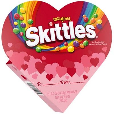 Skittles Valentine&#39;s Original Heart - 8oz | Target
