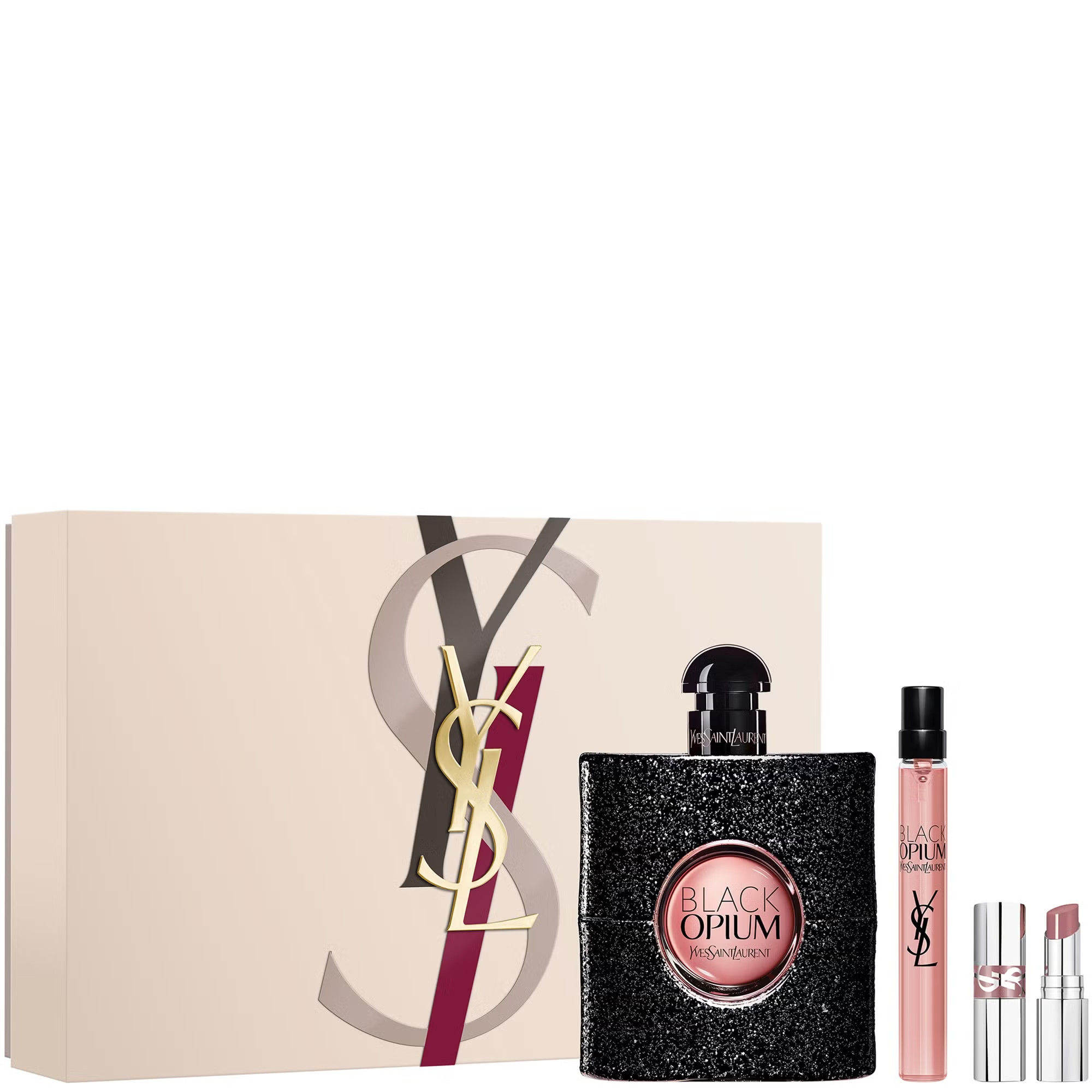 Yves Saint Laurent Black Opium Eau de Parfum 90ml + 10ml + Mini Loveshine Set | Look Fantastic (CN)