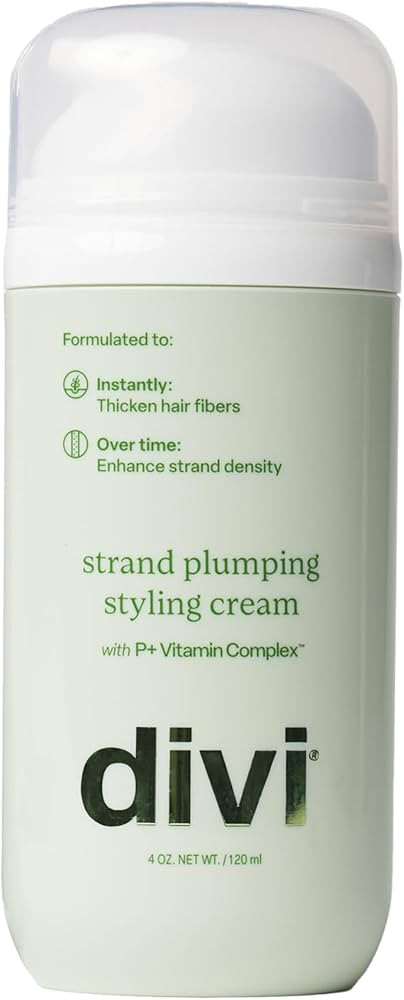 Divi Strand Styling Cream, Hair Thickening Treatment for Fine Hair, Volumizing and Frizz Control | Amazon (US)