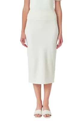 Endless Rose Women's Knit Midi Skirt | Belk