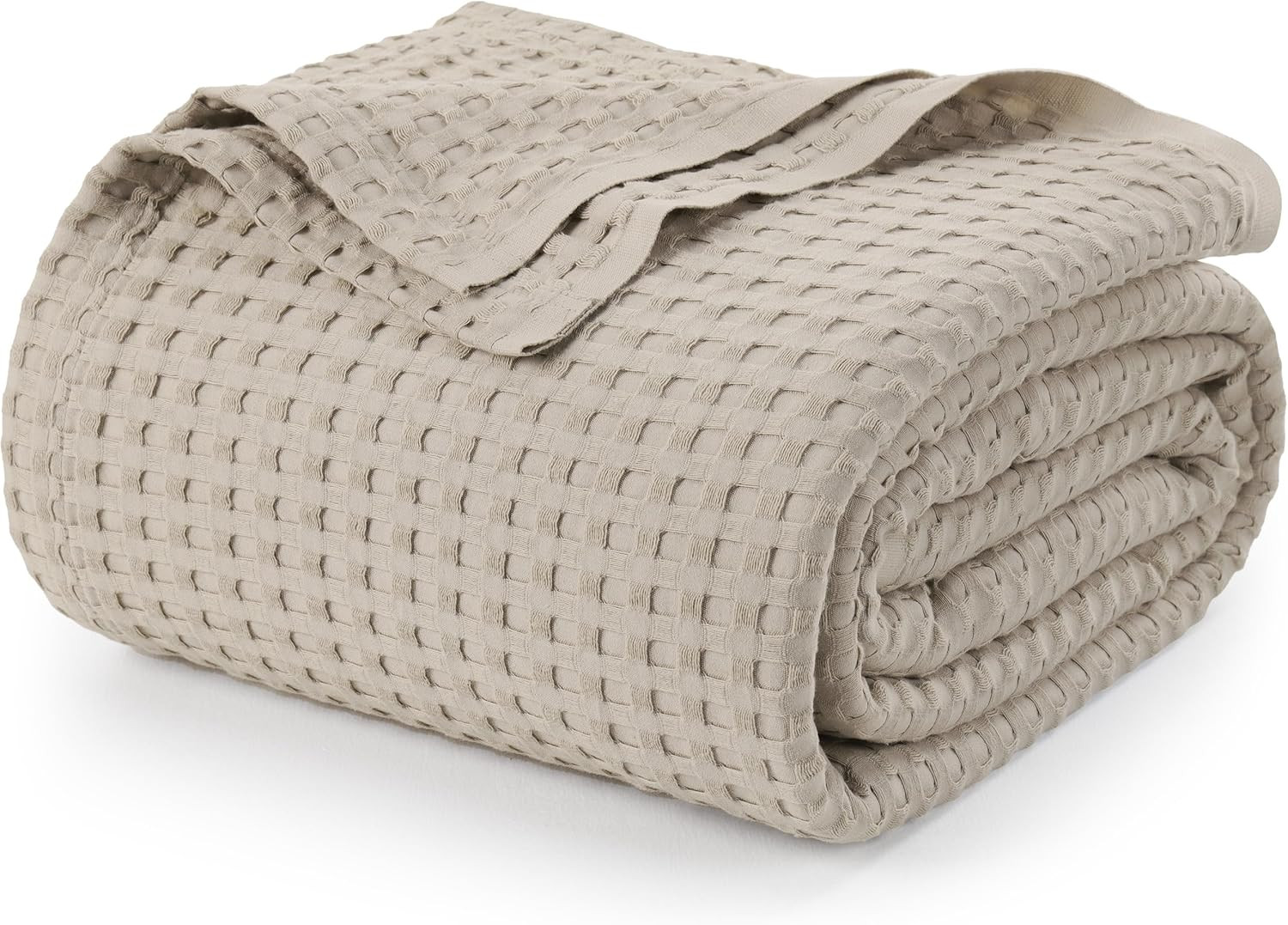 Utopia Bedding Khaki 100% Cotton Waffle Blanket 300 GSM [King - 90x108 Inch] Soft Lightweight Bre... | Amazon (US)
