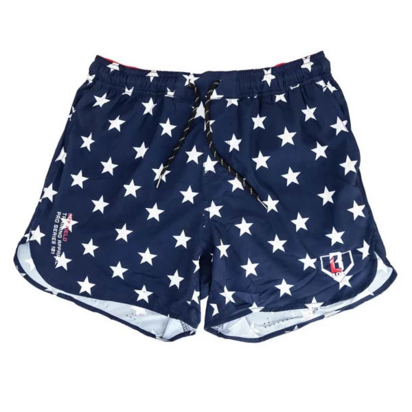 Boys' Baseball Lifestyle Pro Series Lounge Shorts Youth Medium Navy/White | Scheels