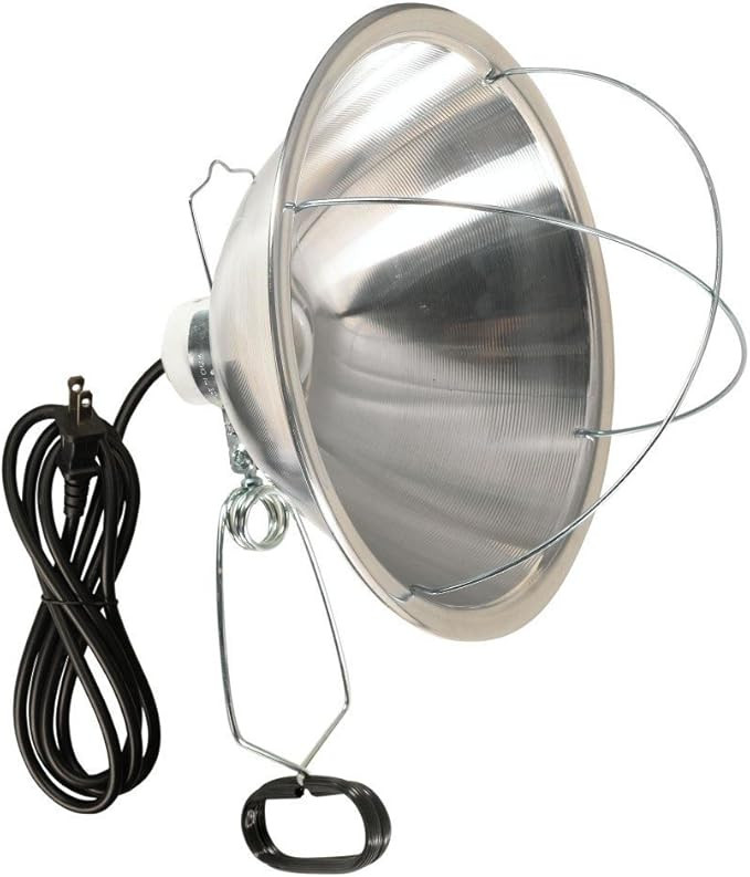 Woods Clamp Lamp with 10 Inch Reflector and Bulb Guard (300 Watt Bulb, 6 Foot Cord) | Amazon (US)