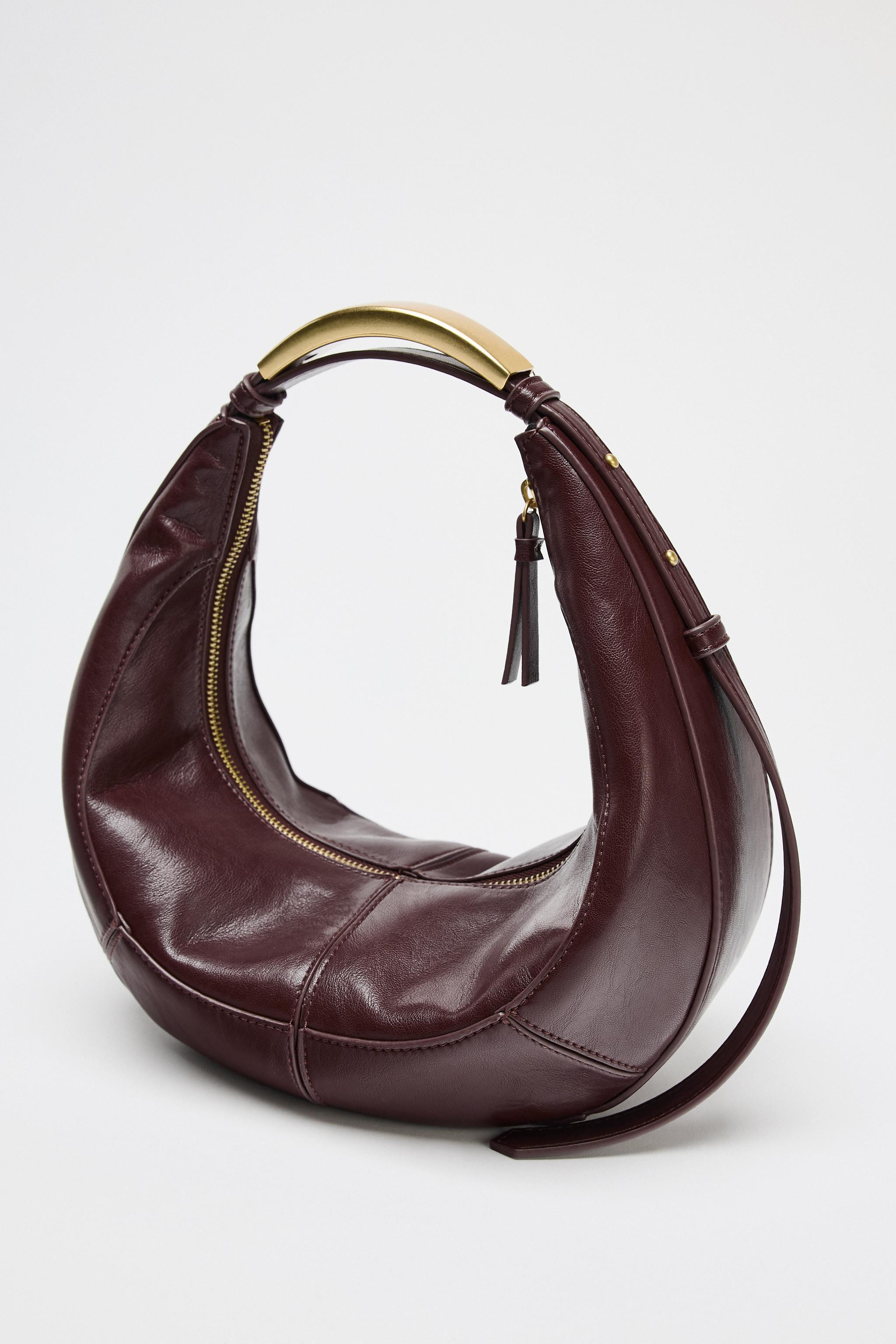 OVAL BAG WITH METAL STRAP | Zara US