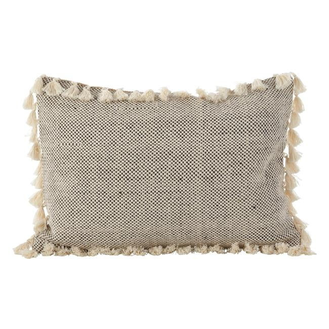 Saro Lifestyle 6450.I1420B 14 x 20 in. Rectangle Moroccan Design Tassel Fringe Cotton Down Filled... | Walmart (US)