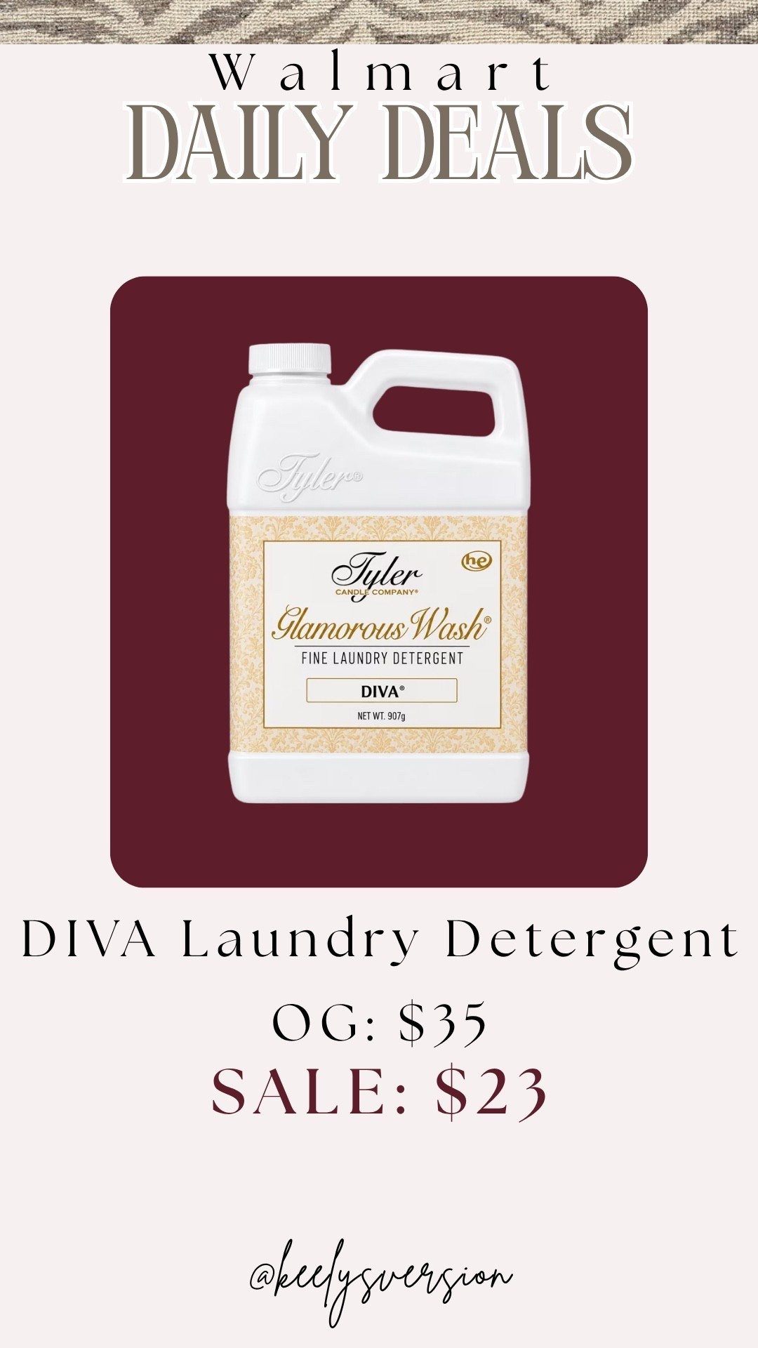 Walmart Daily Deals — Diva Laundry Detergent