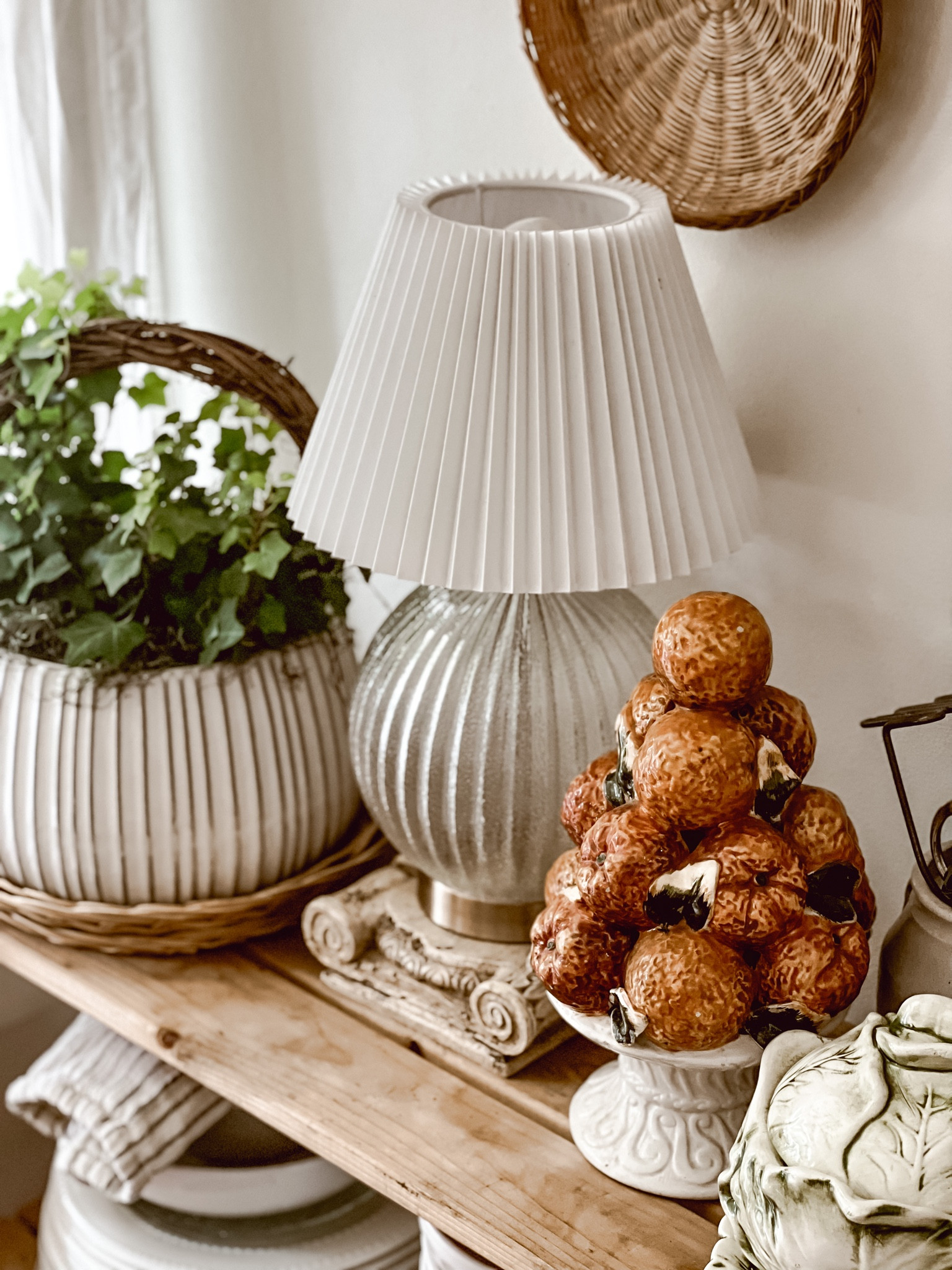 Vintage ceramic fruit topiary! 🍊 

#LTKhome #LTKFind #LTKSeasonal