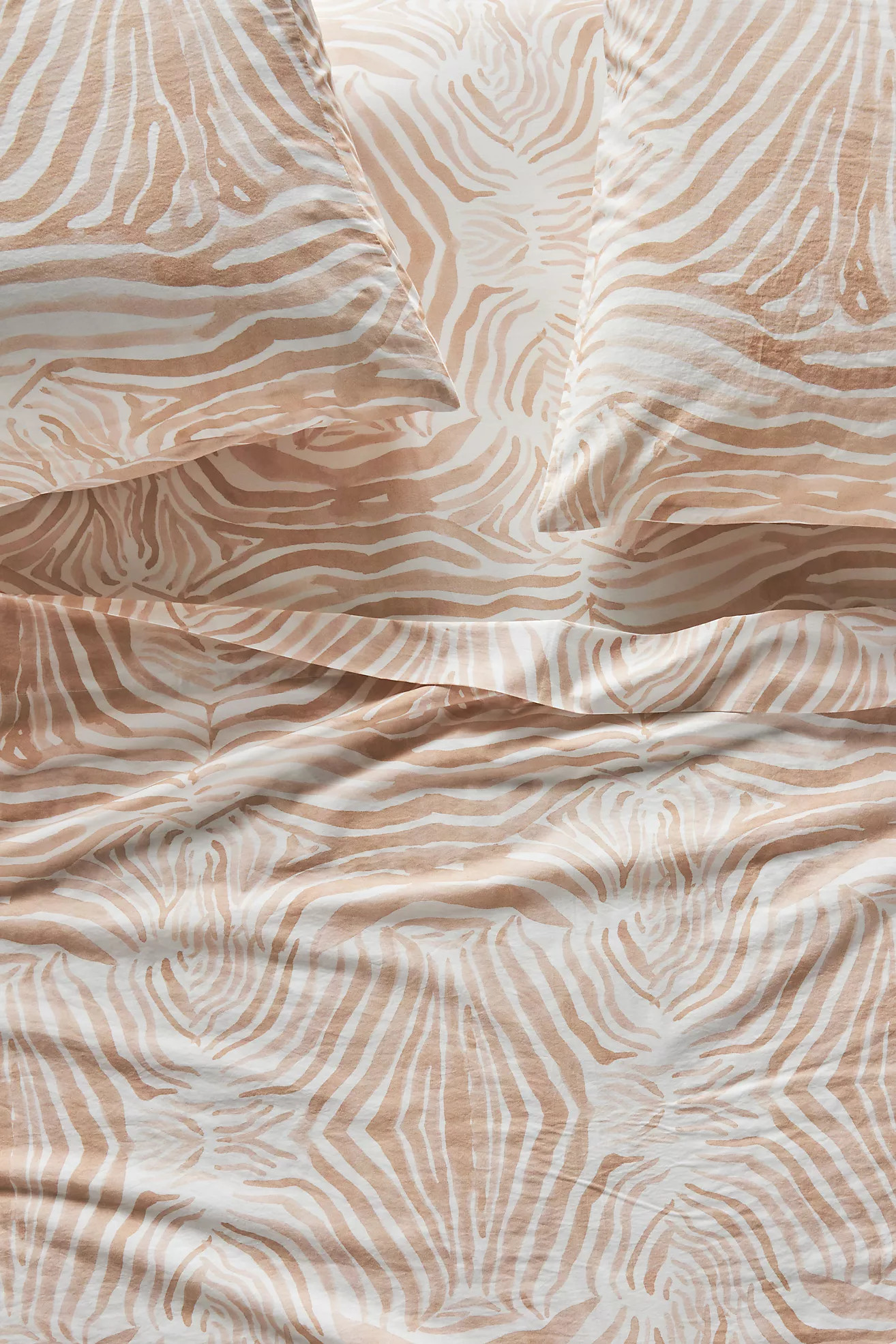 Organic Percale Printed Sheet Set | Anthropologie (US)