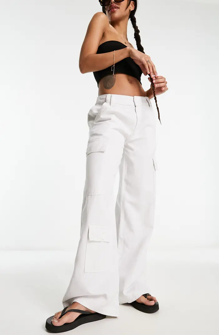 ASOS DESIGN Low Rise Relaxed Cargo Pants | Nordstrom | Nordstrom