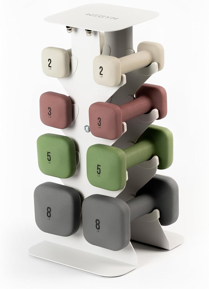 SafeGrip Dumbbells, Anti-Slip, Anti-Roll, Thick Handles, Free Weights, Square Dumbbells for Secur... | Amazon (US)