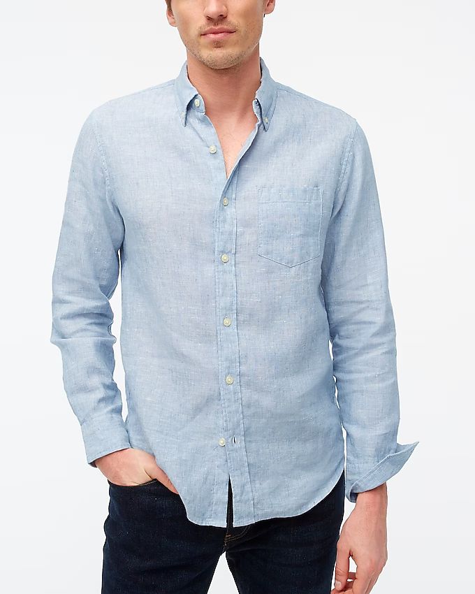 Linen-cotton shirt | J.Crew Factory