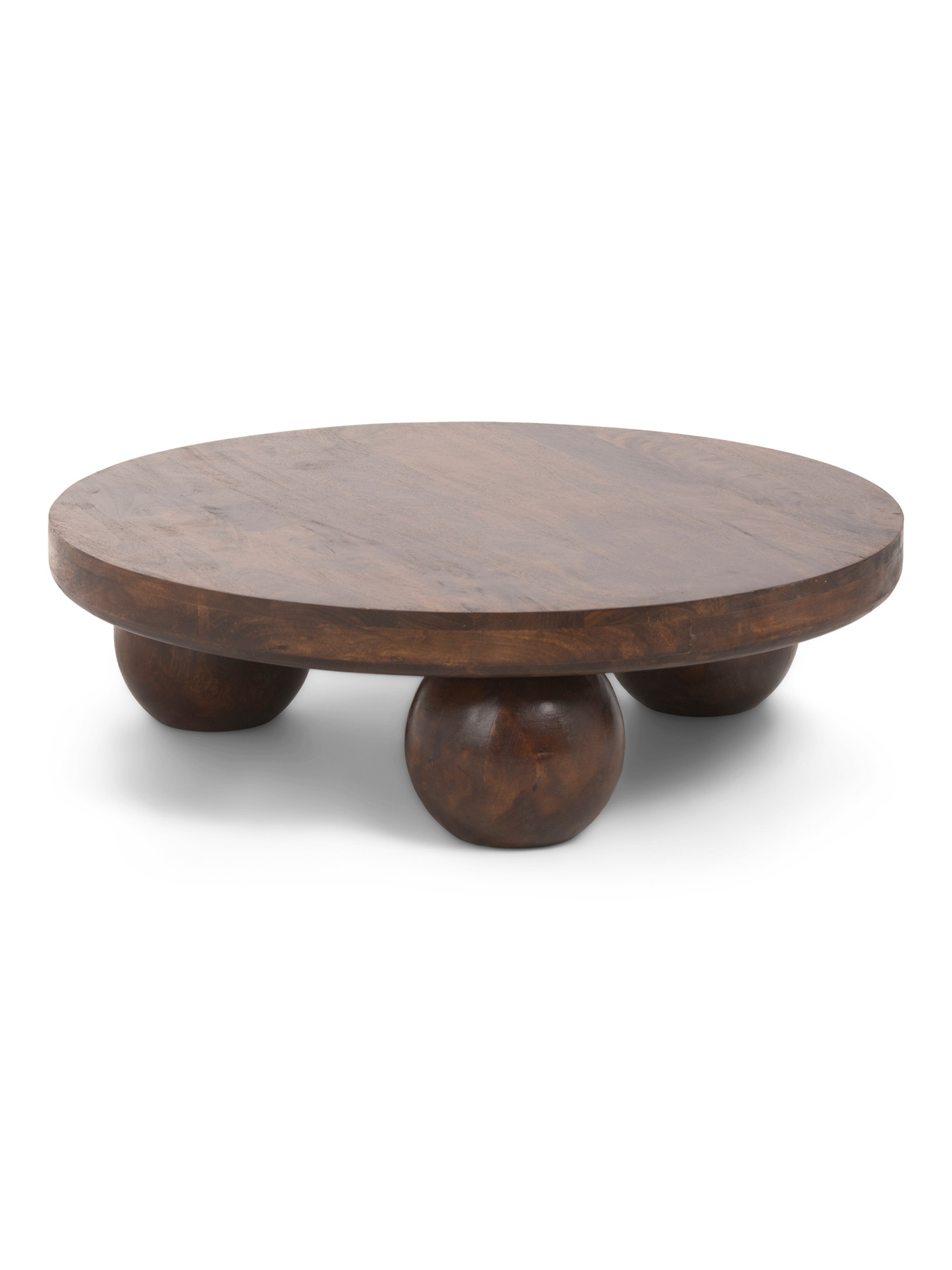 31.5x9 Solid Wood Central Ball Coffee Table | TJ Maxx