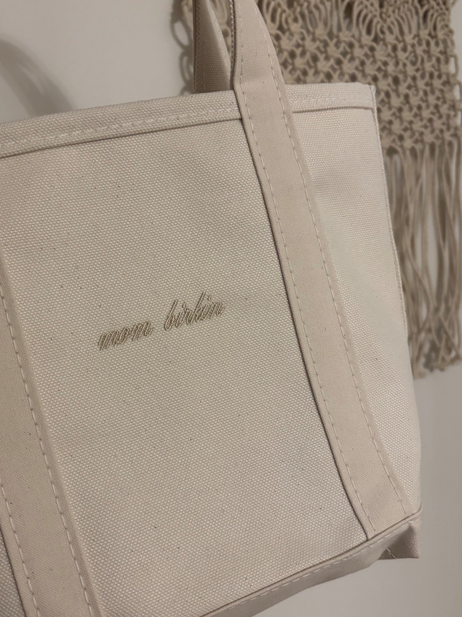 the only Birkin I’ll ever see. And name it the “mom Birkin” 
Details — Open top boat tote size small with regular handles. Monogram: script font in natural thread.  

#LTKSaleAlert #LTKmomlife #LTKTravel