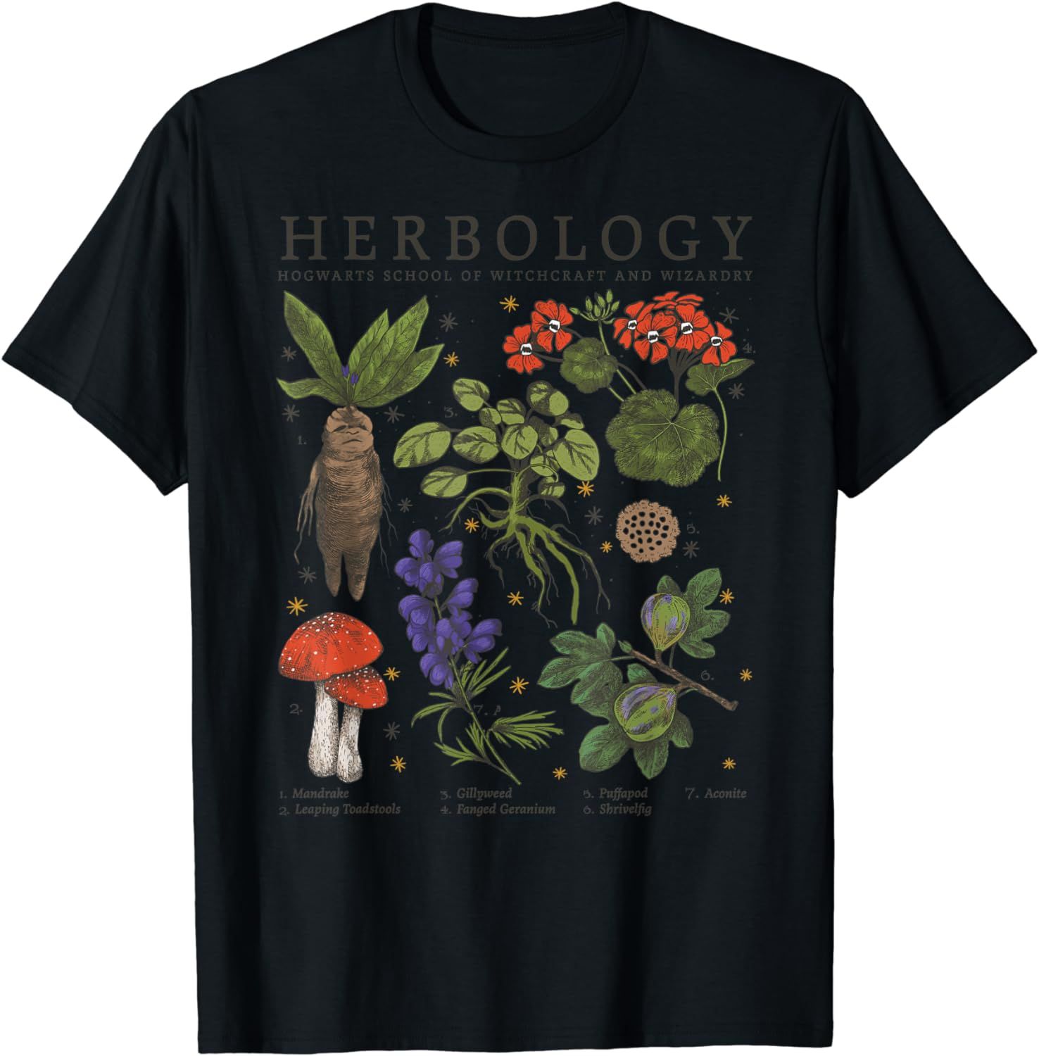 Harry Potter Herbology Plants C2 T-Shirt | Amazon (US)
