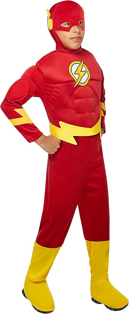 Rubie's DC Comics Deluxe Muscle Chest The Flash Child's Costume | Amazon (US)