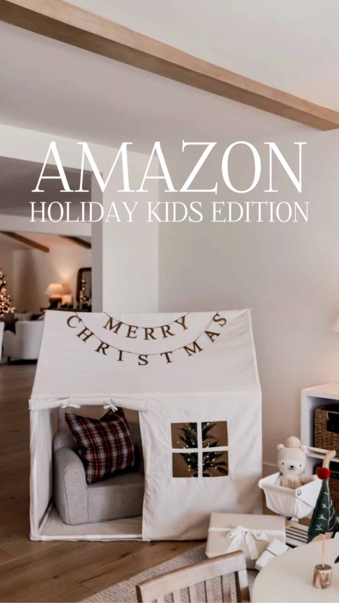 Amazon Kids Holiday Finds 🎄✨
Playhouse decor, cozy throw pillows, the cutest stuffed animal, Merry Christmas banner, and a twinkling Christmas tree to make their space magical.
Everything is affordable + kid-approved — shop all the Amazon holiday finds linked below!

#LTKKids #LTKHoliday #LTKHome