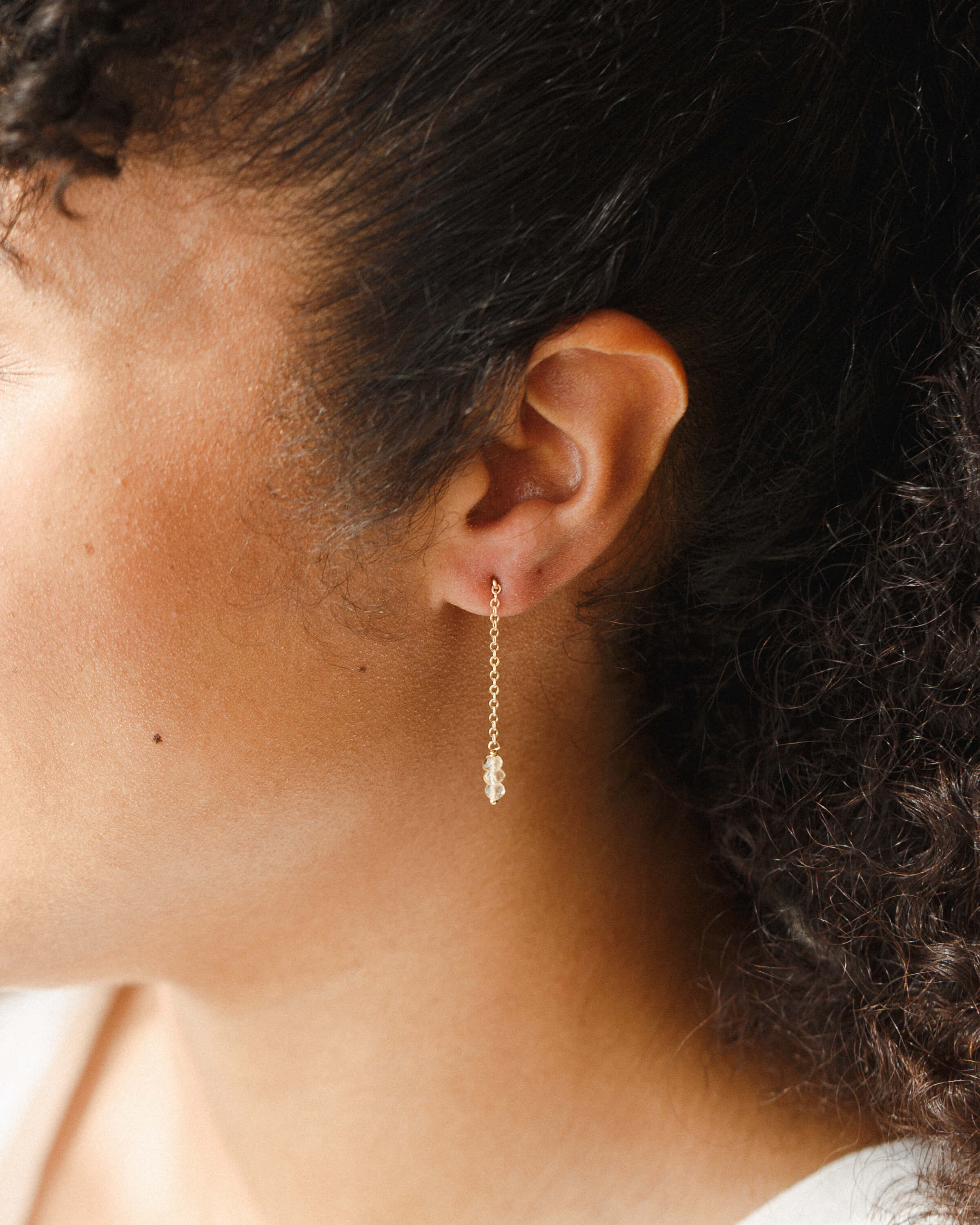Mina Birthstone Drop Earrings | GLDN