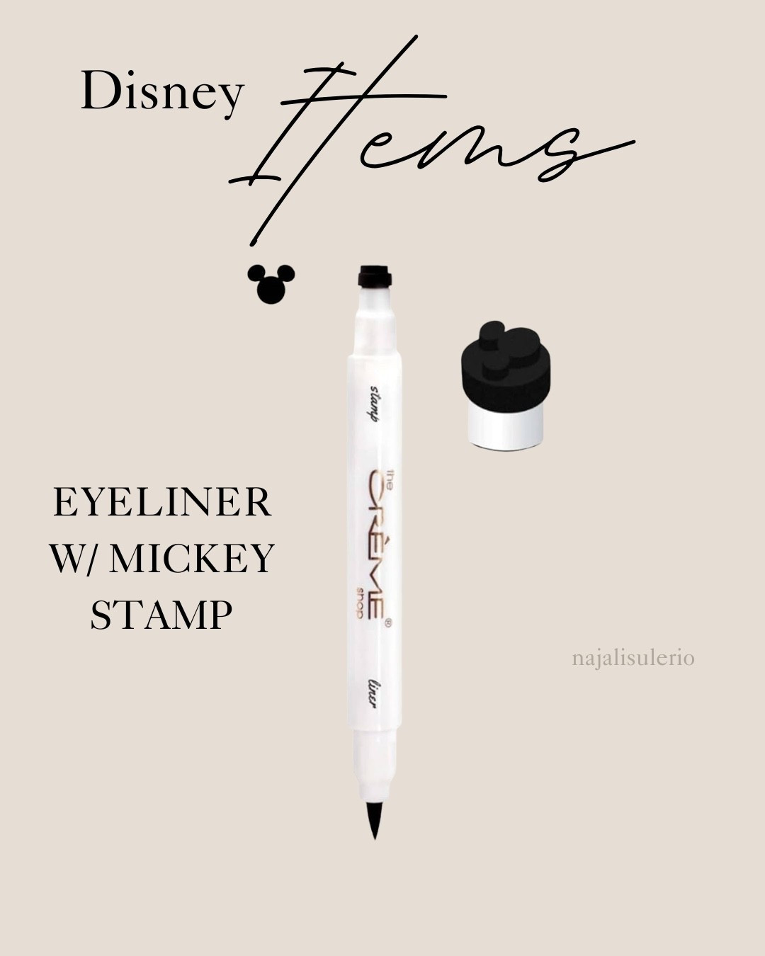 How cute!!! Eyeliner with a Mickey stamp???? Literally can’t wait for Disney! 

#LTKBeauty #LTKFindsUnder50 #LTKStyleTip
