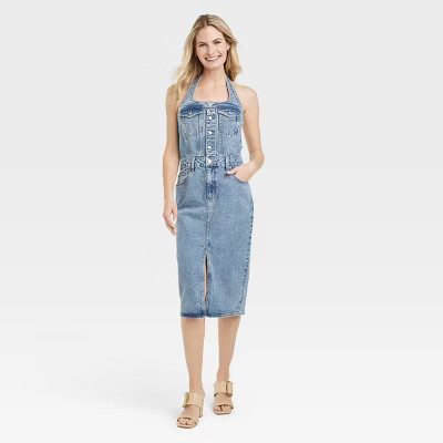 Women's Denim Midi Dress - Universal Thread™ | Target
