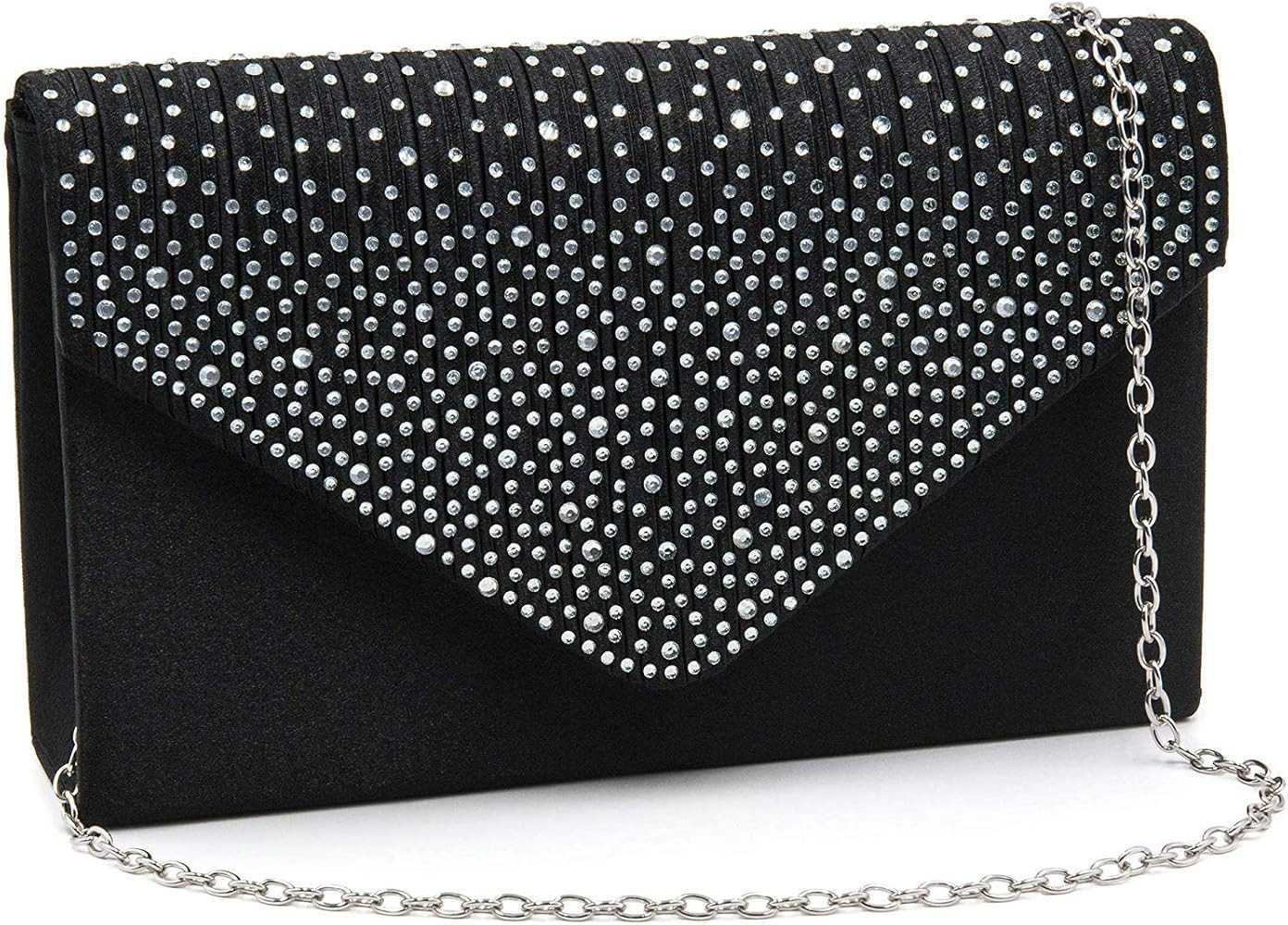 Milisente Evening Bag for Women, Glitter Rhinestone Wedding Evening Purse Crystal Envelope Crossb... | Amazon (US)