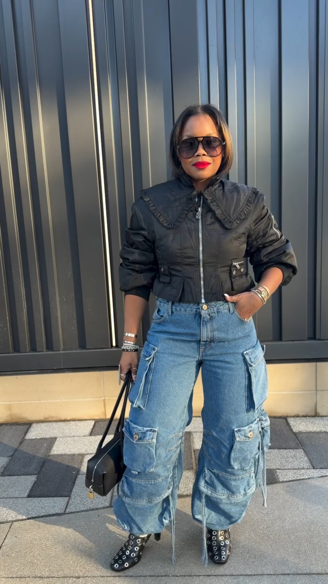 Hey boo! Finally snagged these @theattico jeans last month that I’ve had my eye on for years! It was my last January purchase before No Fashion February! I’m still going strong! Paired with this @ganni jacket and done! A vibe!! Let me know what y’all think!
•
•
Style over forty, denim style, date night style, ganni style, Attico fern jeans