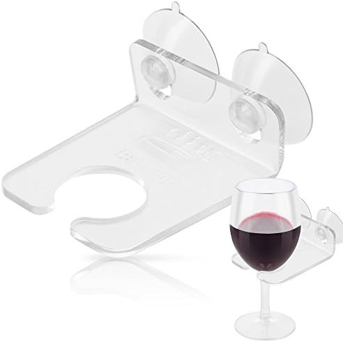 Wine Glass Bath Holder Caddy Stocking Stuffers for Her BathTub Products Shower Accessories Relax ... | Amazon (US)
