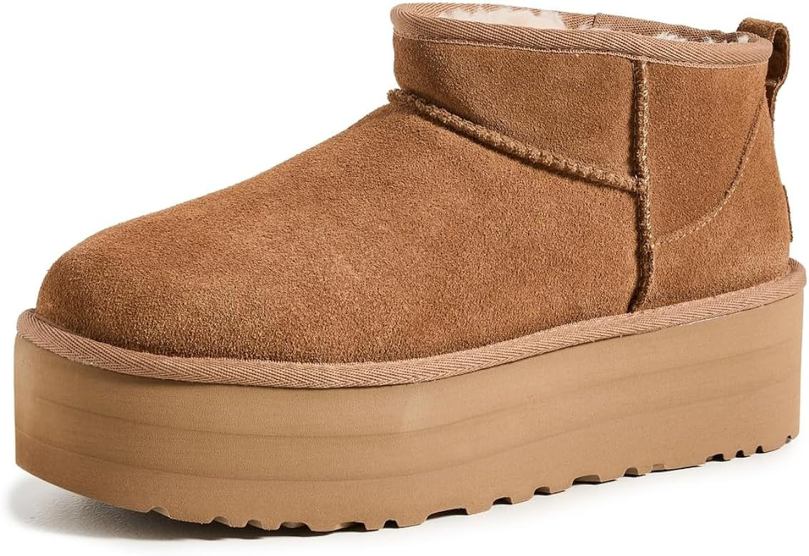 UGG Women's Classic Ultra Mini Platform Fashion Boot | Amazon (US)
