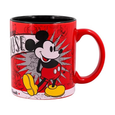 Silver Buffalo Disney 1928 Vintage Mickey Mouse Ceramic Mug | Holds 20 Ounces | Target
