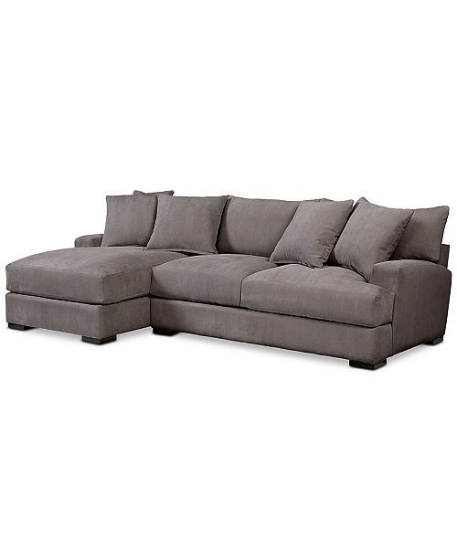 Rhyder 2-Pc. Fabric Sectional with Chaise, Created for Macy's | Macys (US)