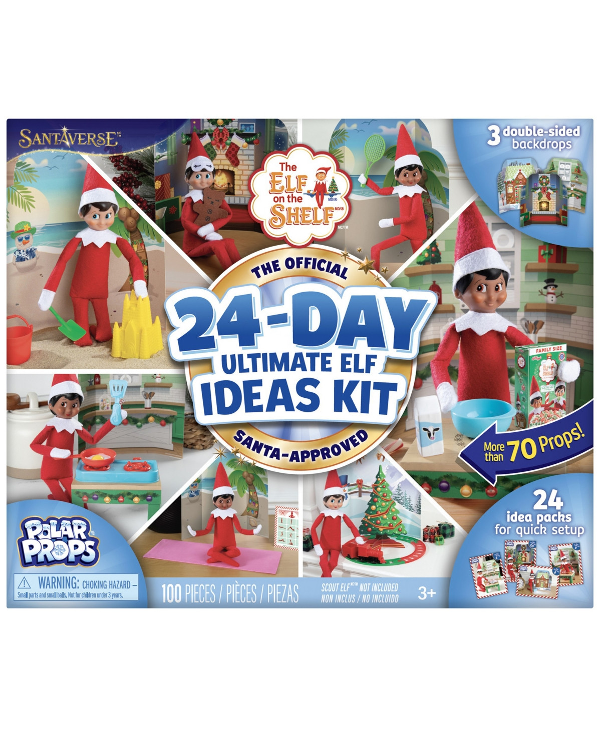 Elf on the Shelf Polar Props 24-Day Ultimate Elf Ideas Kit - Multi | Macy's