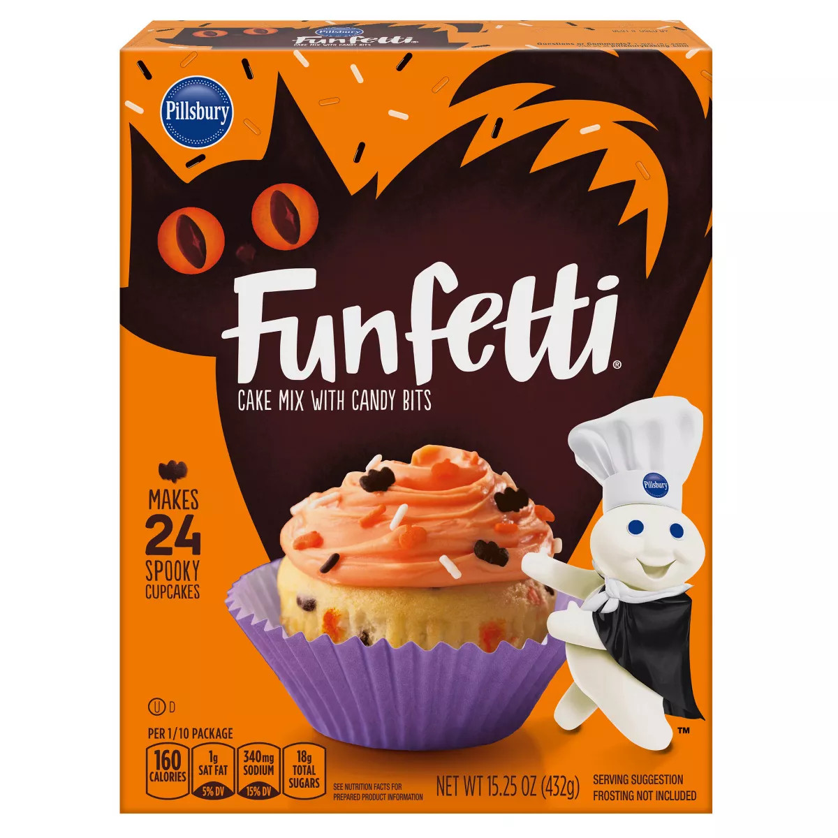 Pillsbury Funfetti Halloween Cake Mix 15.25 oz | Target
