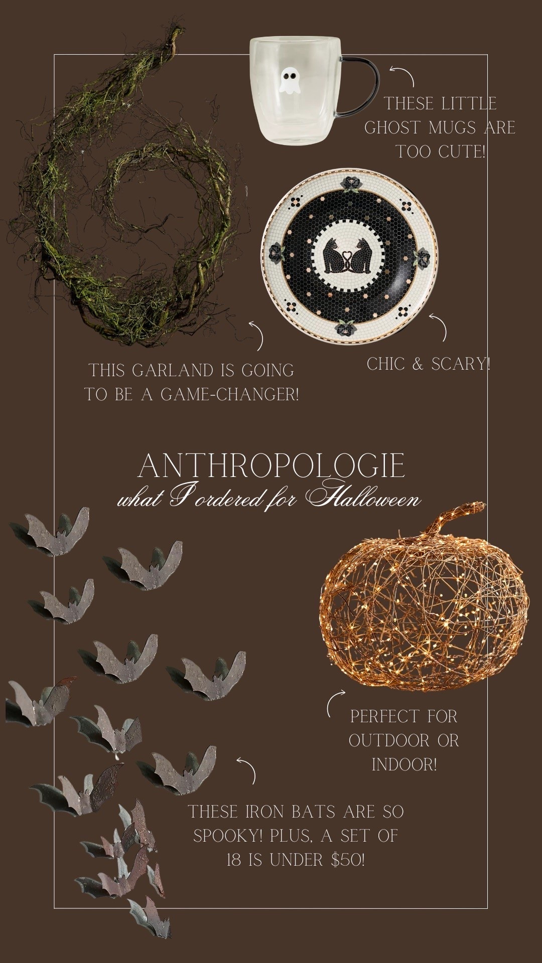Here’s what I ordered for Halloween… all from Anthropologie 🍂🤎 Absolutely loving these spooky finds. #anthropartner

#LTKHome #LTKSeasonal