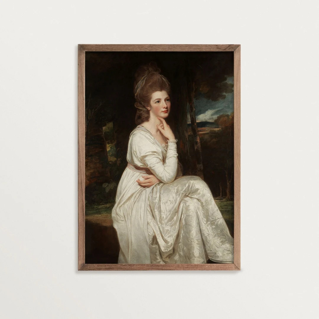 Victorian Art Print Lady Elizabeth Stanley Coquette Room Decor, Portrait Painting Print - Etsy | Etsy (US)