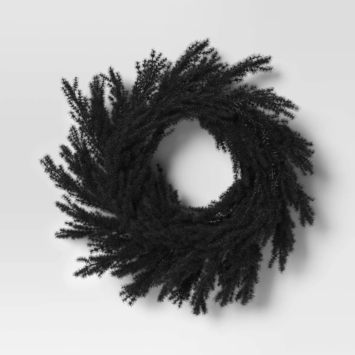 Halloween Grass Wreath Black - Threshold™ | Target