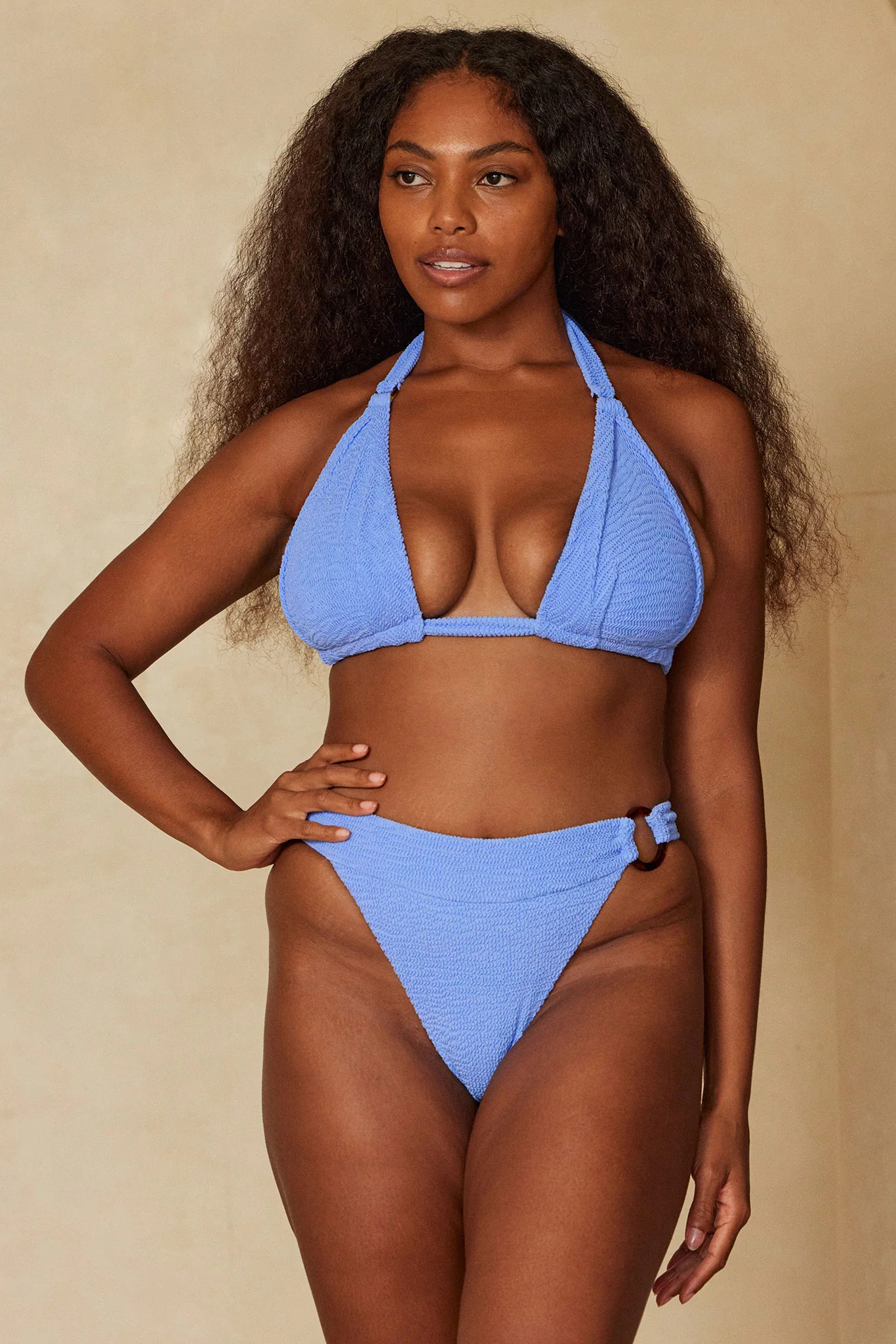 Antigua Bottom - Pool Crinkle | Monday Swimwear