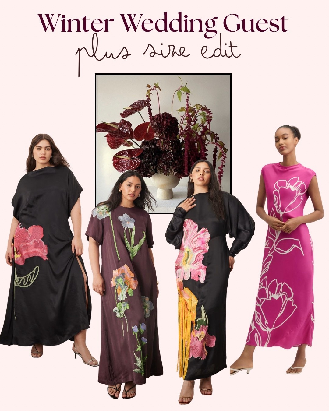 Winter Wedding Guest - Bold
Florals 🥀

Plus size wedding guest dress inspiration 

#LTKwedding #LTKplussize #LTKuk