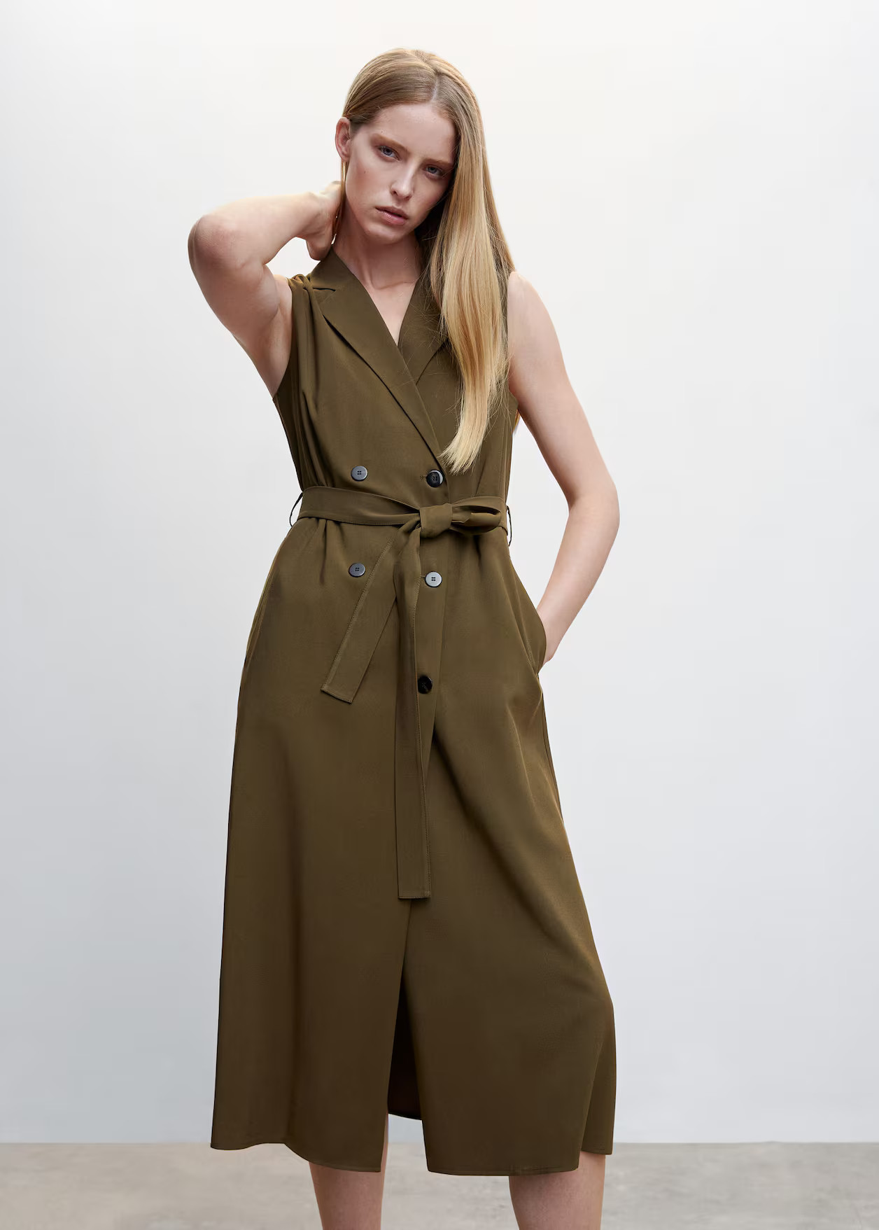 Midi vest dress | MANGO (US)