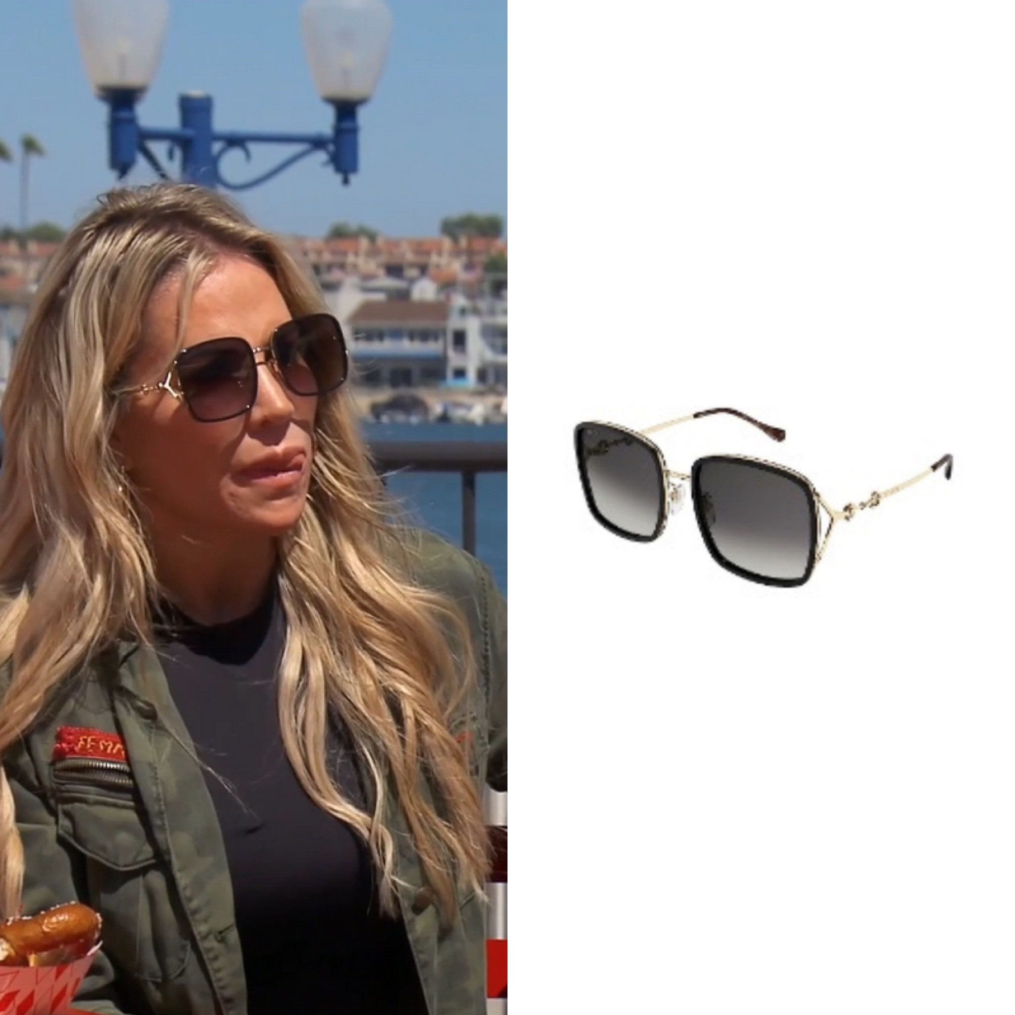 SB1 -Bebe Leopard Print Sunglasses - Burgandy and Gold BEACHWEAR | Shop Designer Beachwear Now | MELIE main image 2