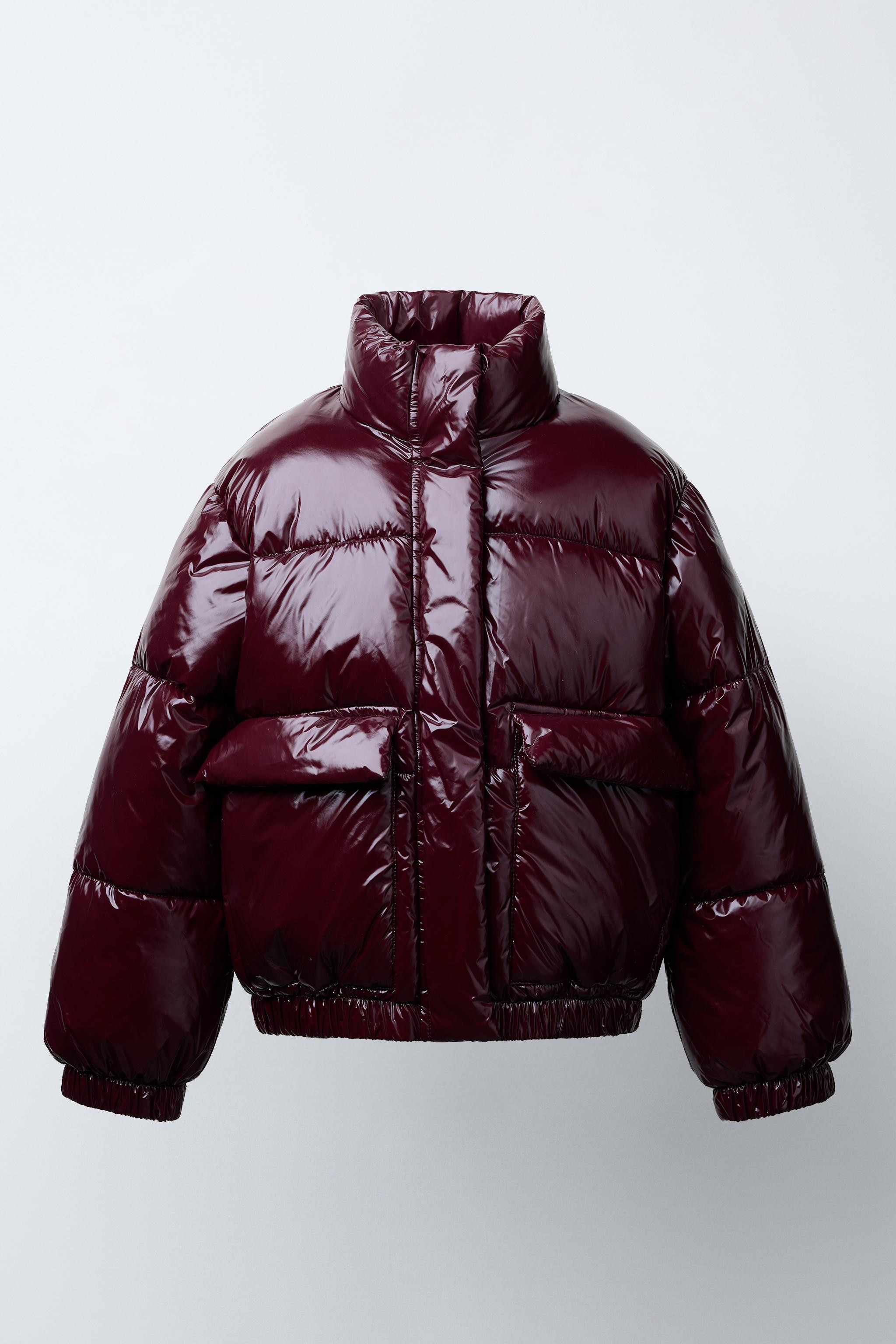 SHINY FINISH PUFFER JACKET | Zara US
