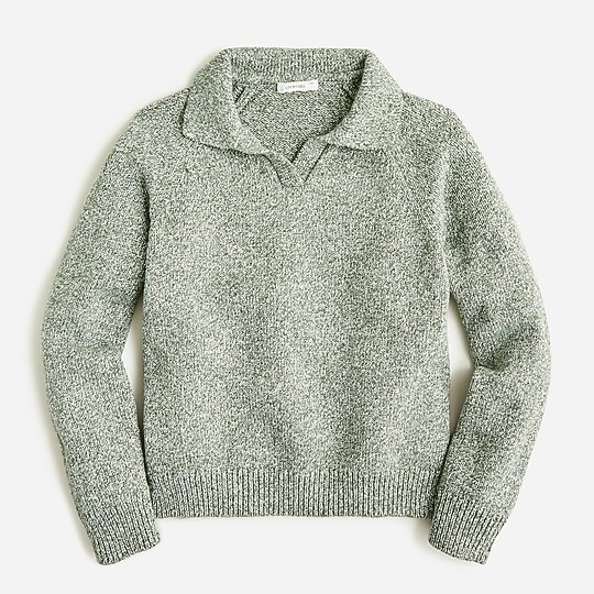 Boys' collared sweater in marled cotton | J. Crew US