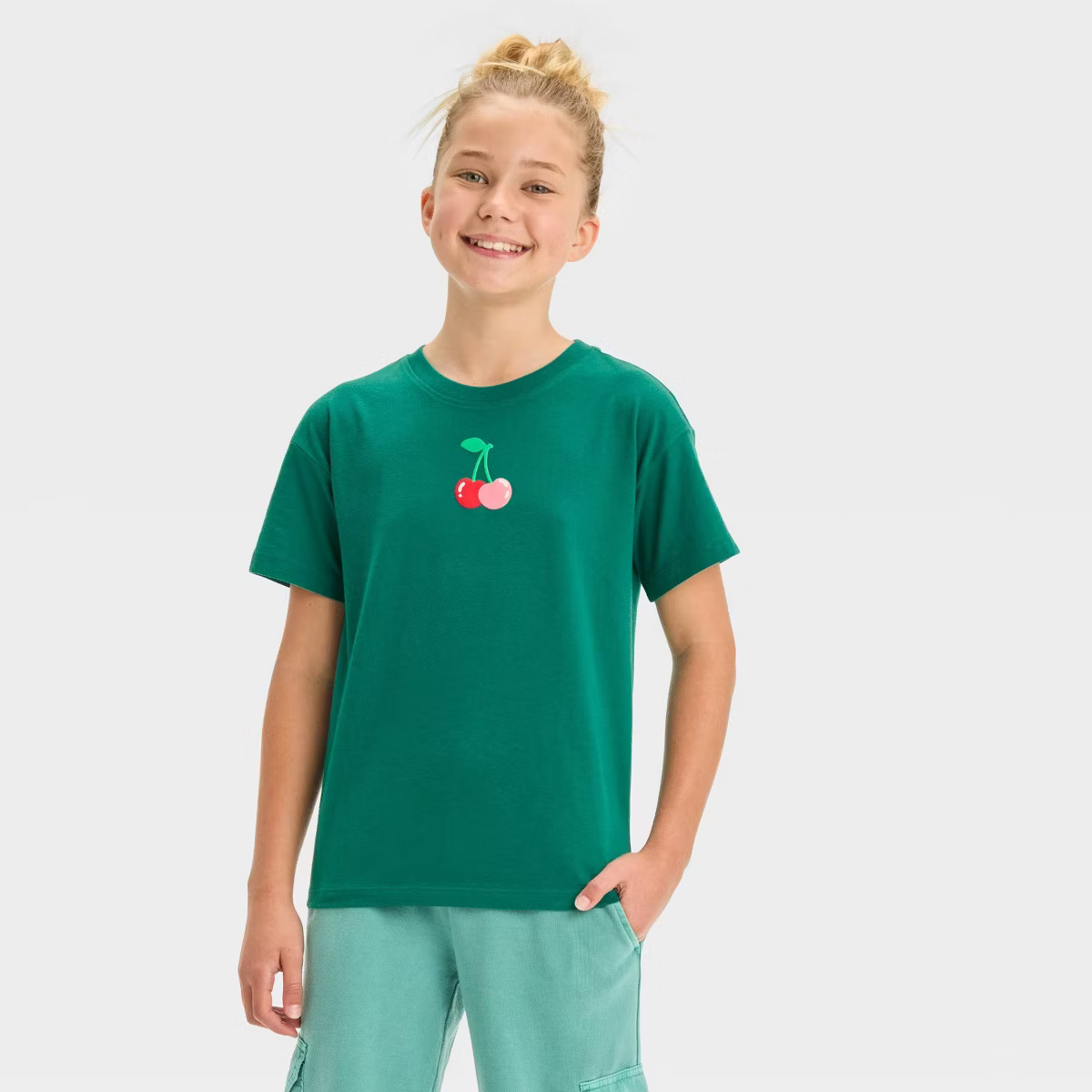 Girls' Short Sleeve Oversized Graphic T-Shirt - Cat & Jack™ | Target
