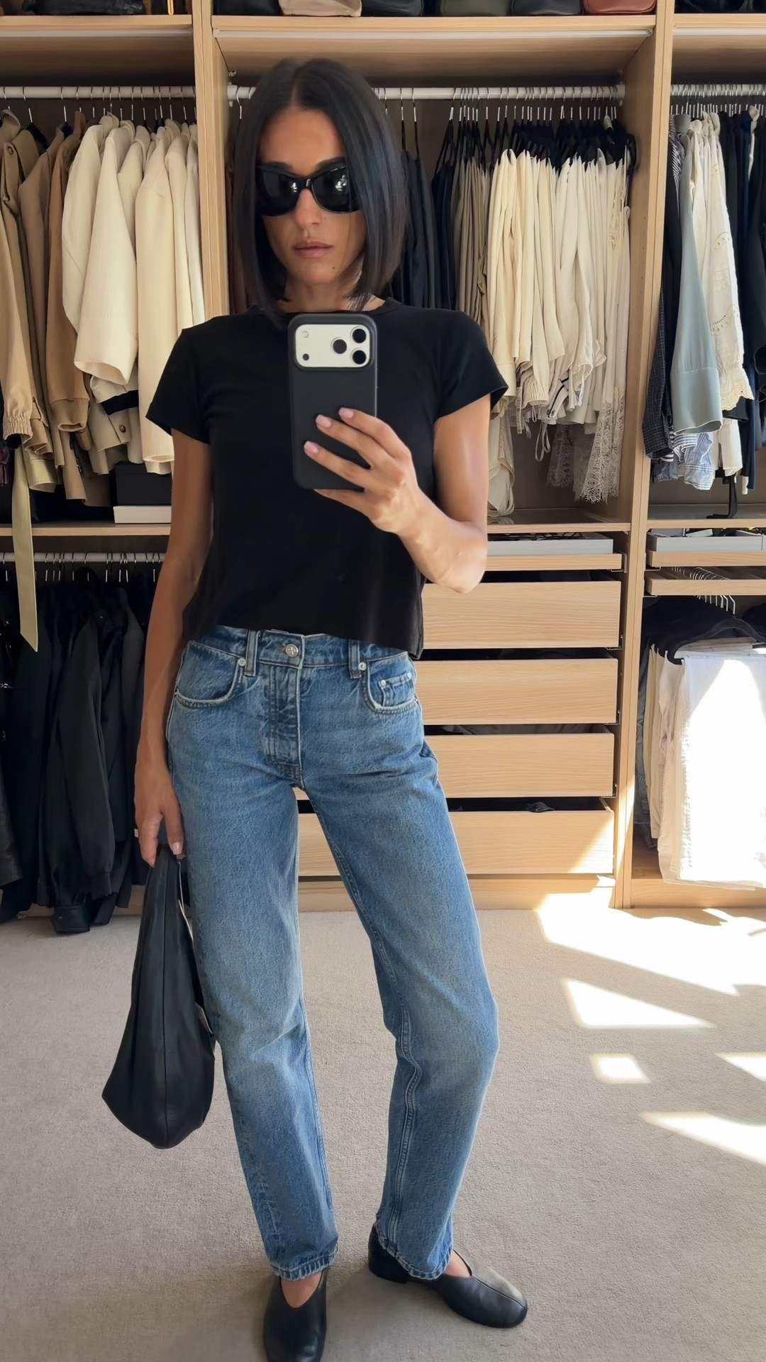 Jeans take normal size or go down if in between sizes, wearing 23 here! 