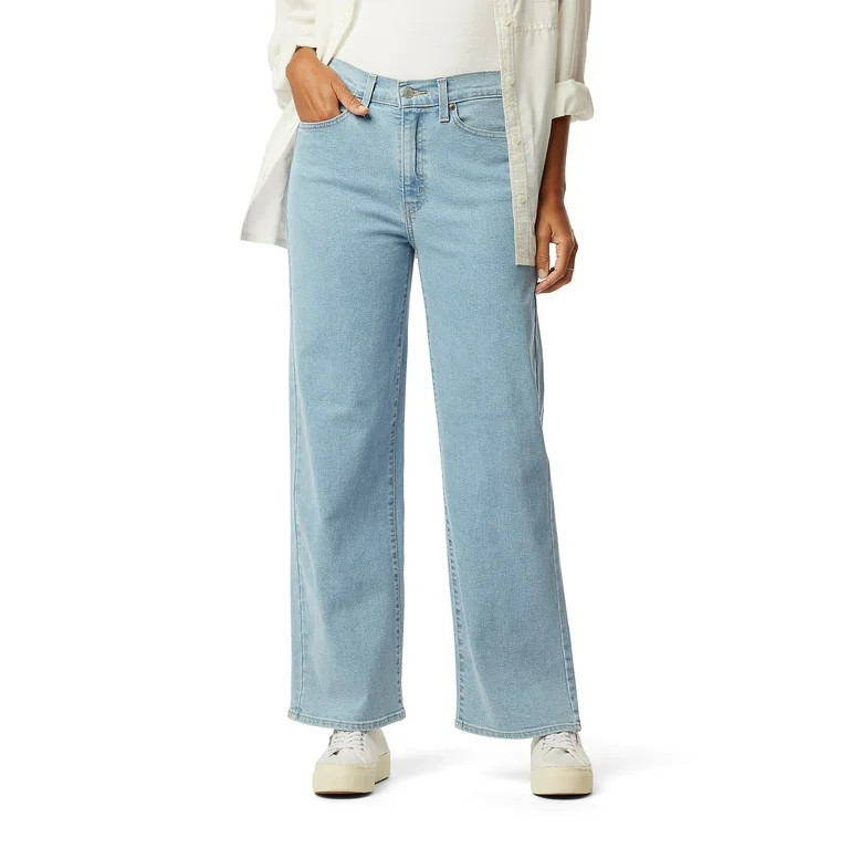 Levi Strauss Signature Women's and Women's Plus Heritage High-Rise Wide Leg Jean | Walmart (US)